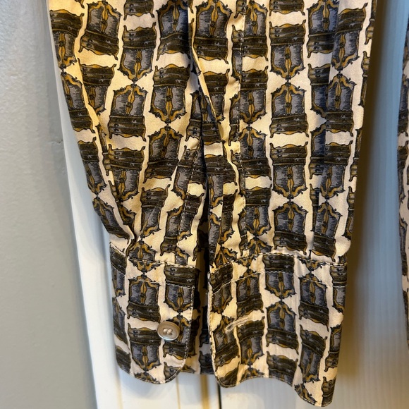 Dolce & Gabbana Gold Men’s Long Sleeve Button Down Size 42/16.5/L - Picture 5 of 10